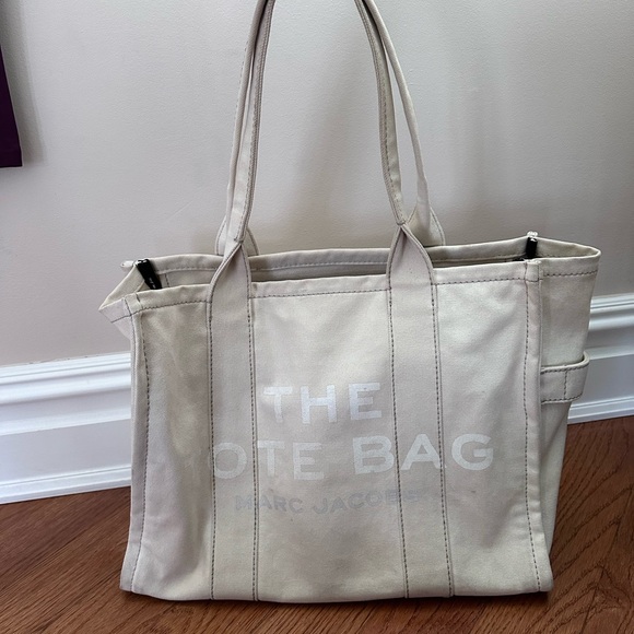 MARC JACOBS The Tote Bag Beige Large - Picture 3 of 9